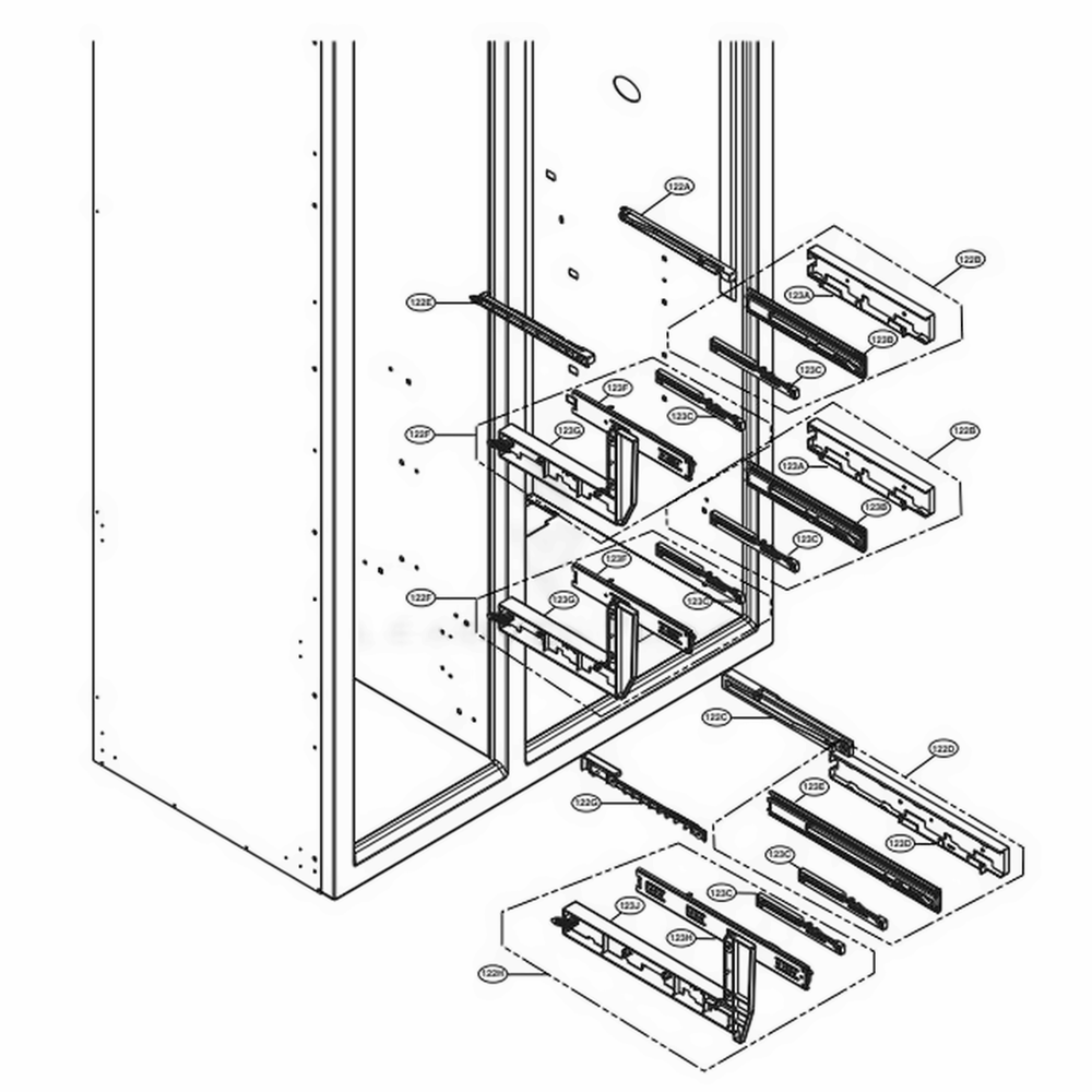 LG Rail Guide - MEA62412201
