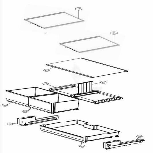 LG Rail Guide Assembly - AEC74897814