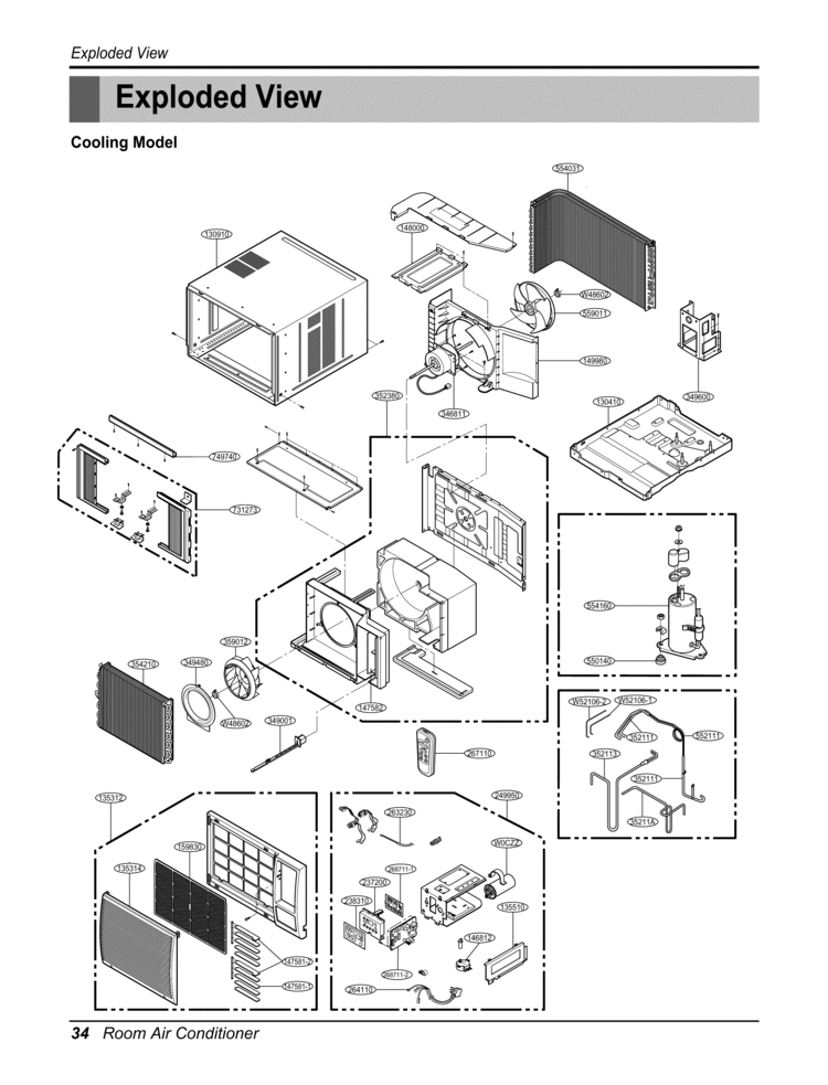 LG Guide Assembly,Air - AEC74677603