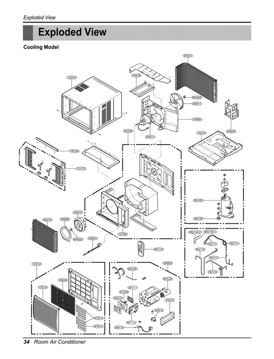 LG Guide Assembly,Air - AEC74677603