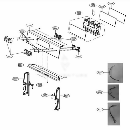 LG Controller Parts - AGM30025507