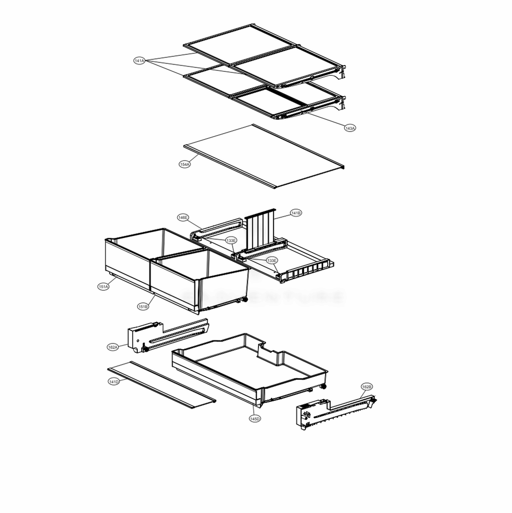 LG Shelf Assembly - AHT73233954