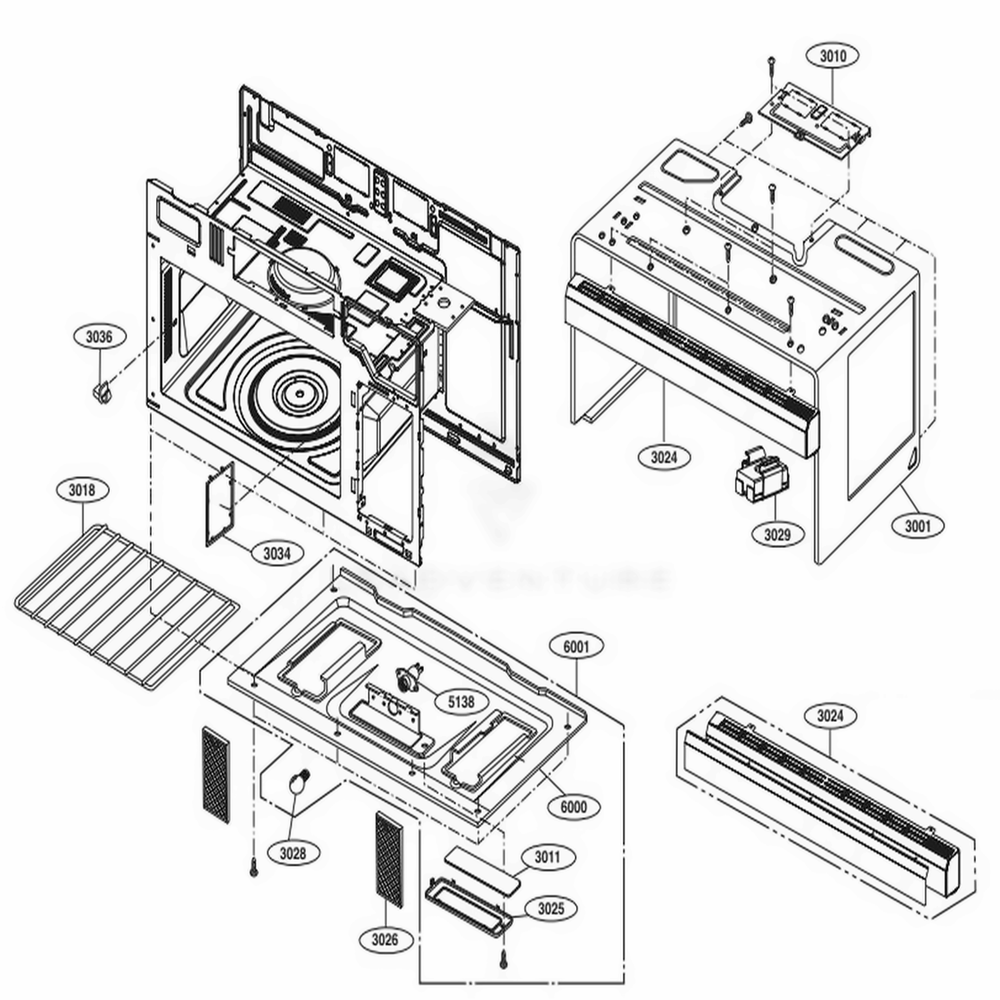 LG Grille Assembly - AEB73006905