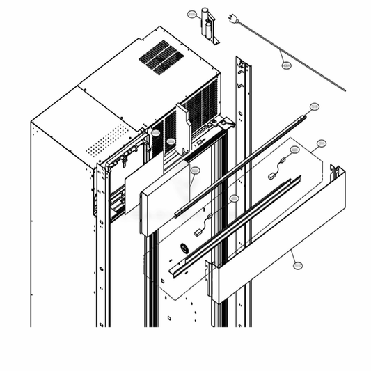 LG Refrigerator Upper Case - MBN62245203