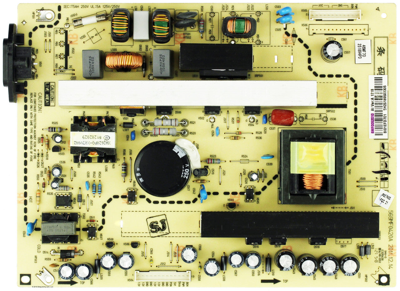 Insignia 6MF0052010 Pwr Pcb