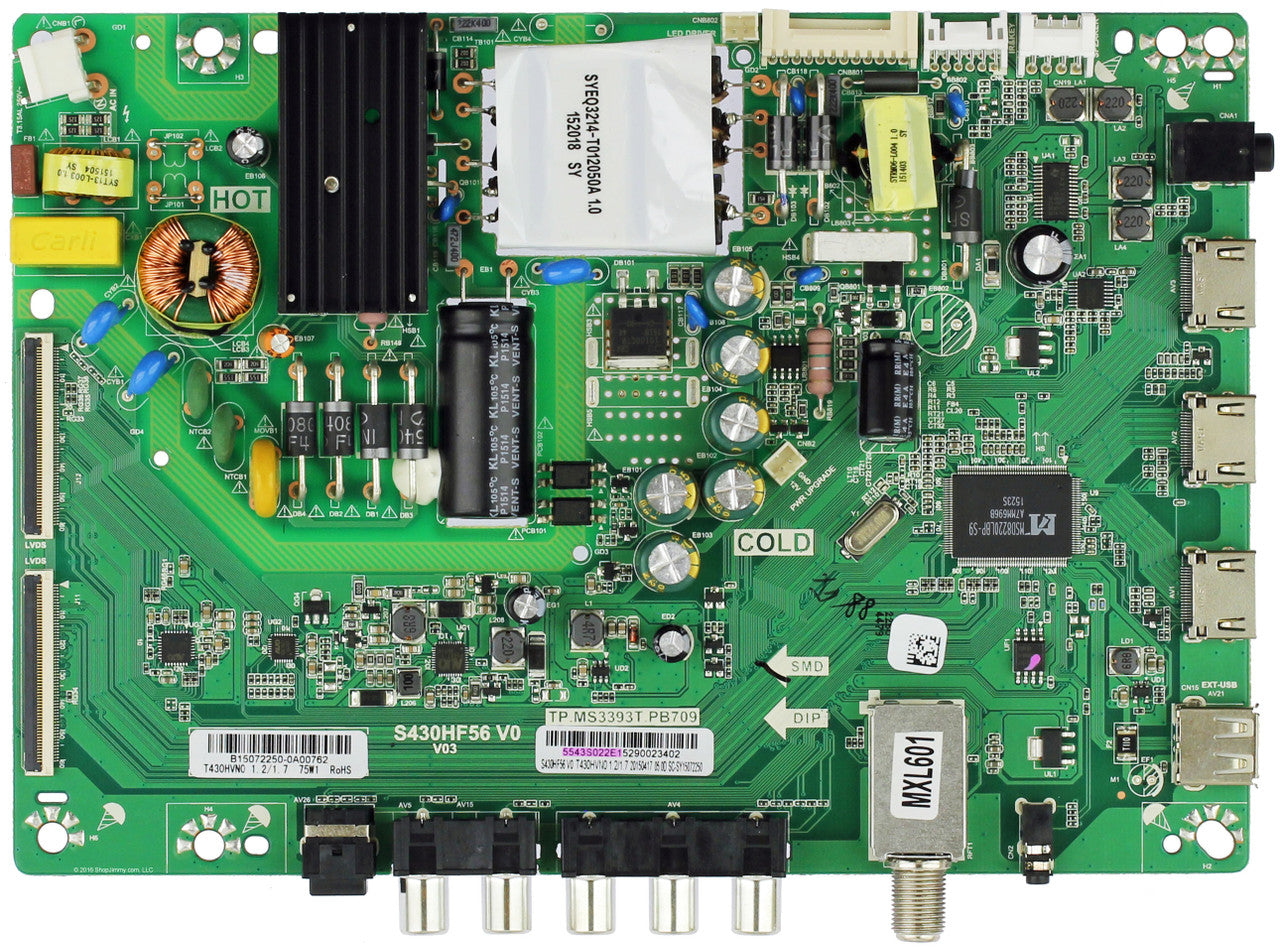 Insignia 55.43S02.2E1 Power Board