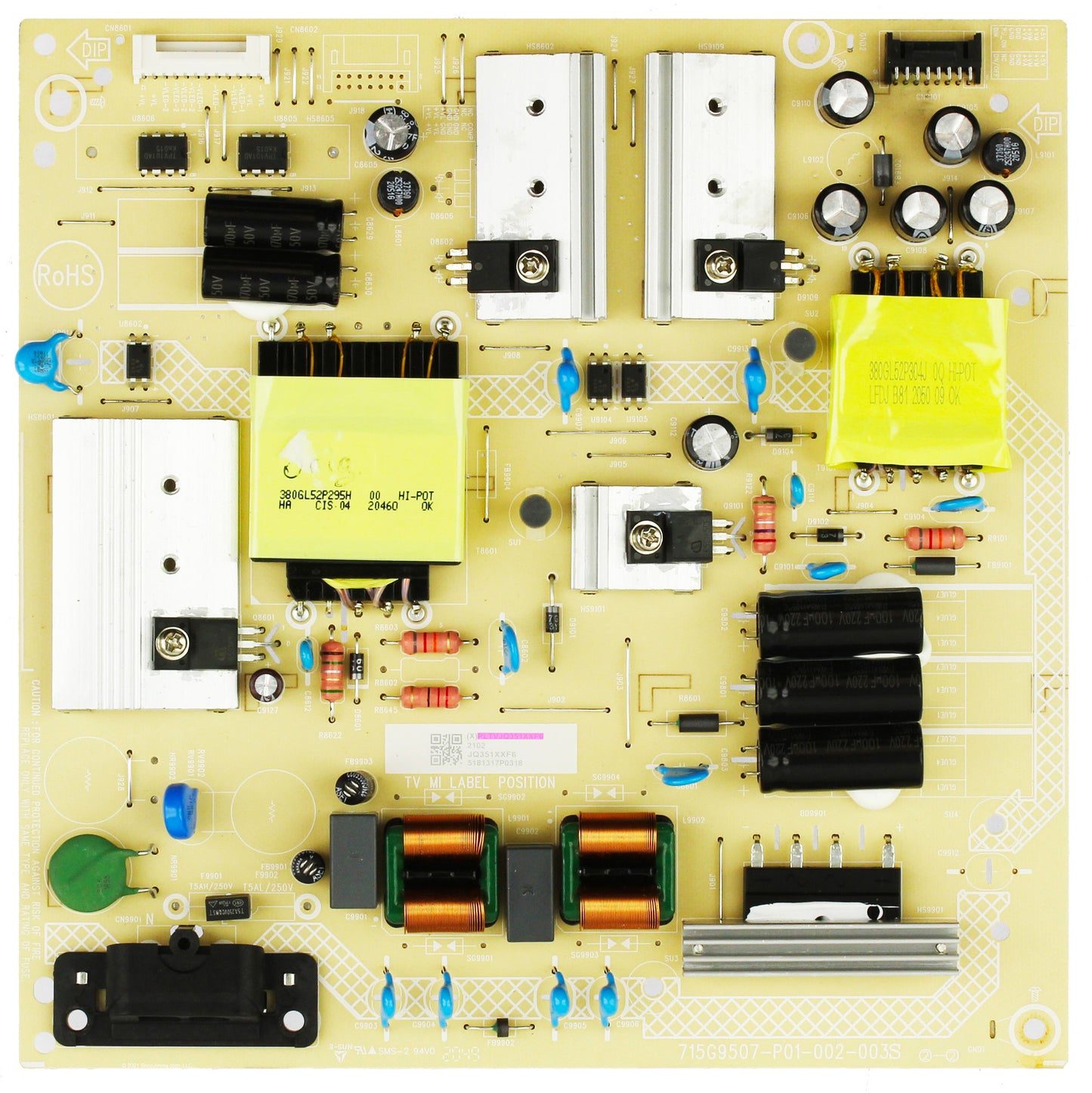 Insignia PLTVJQ351XXF6 Television Power Board