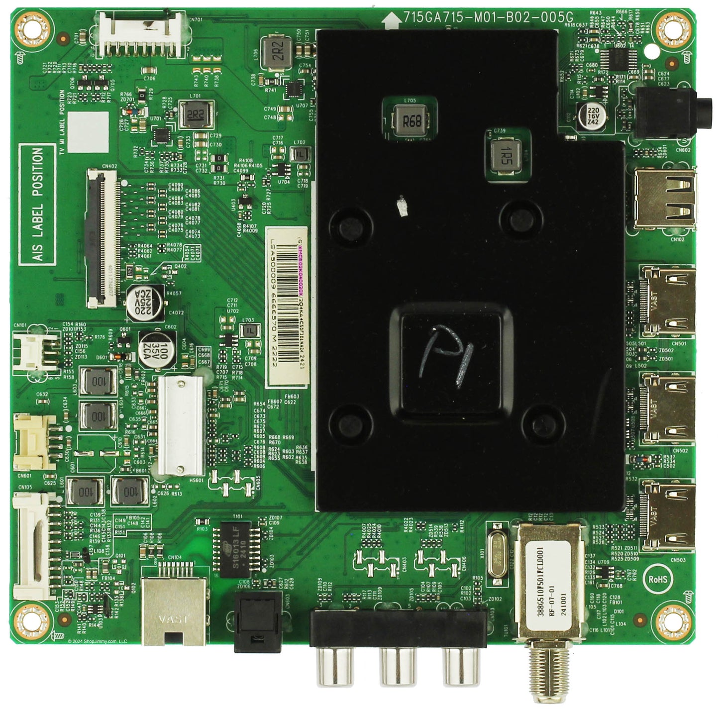 Insignia Television Main Board - 756TXMCB02K040020X