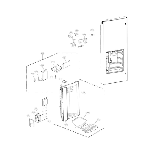 LG Display Cover - MCK67566101