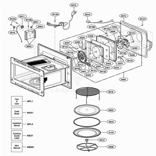 LG Turntable Assembly - 5889W1A017A