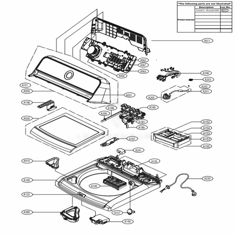 LG Power Cord Assembly - EAD60845693