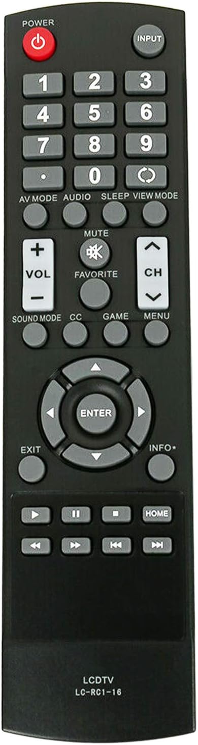 Insignia Television Remote Control - 398GR10BESP08J