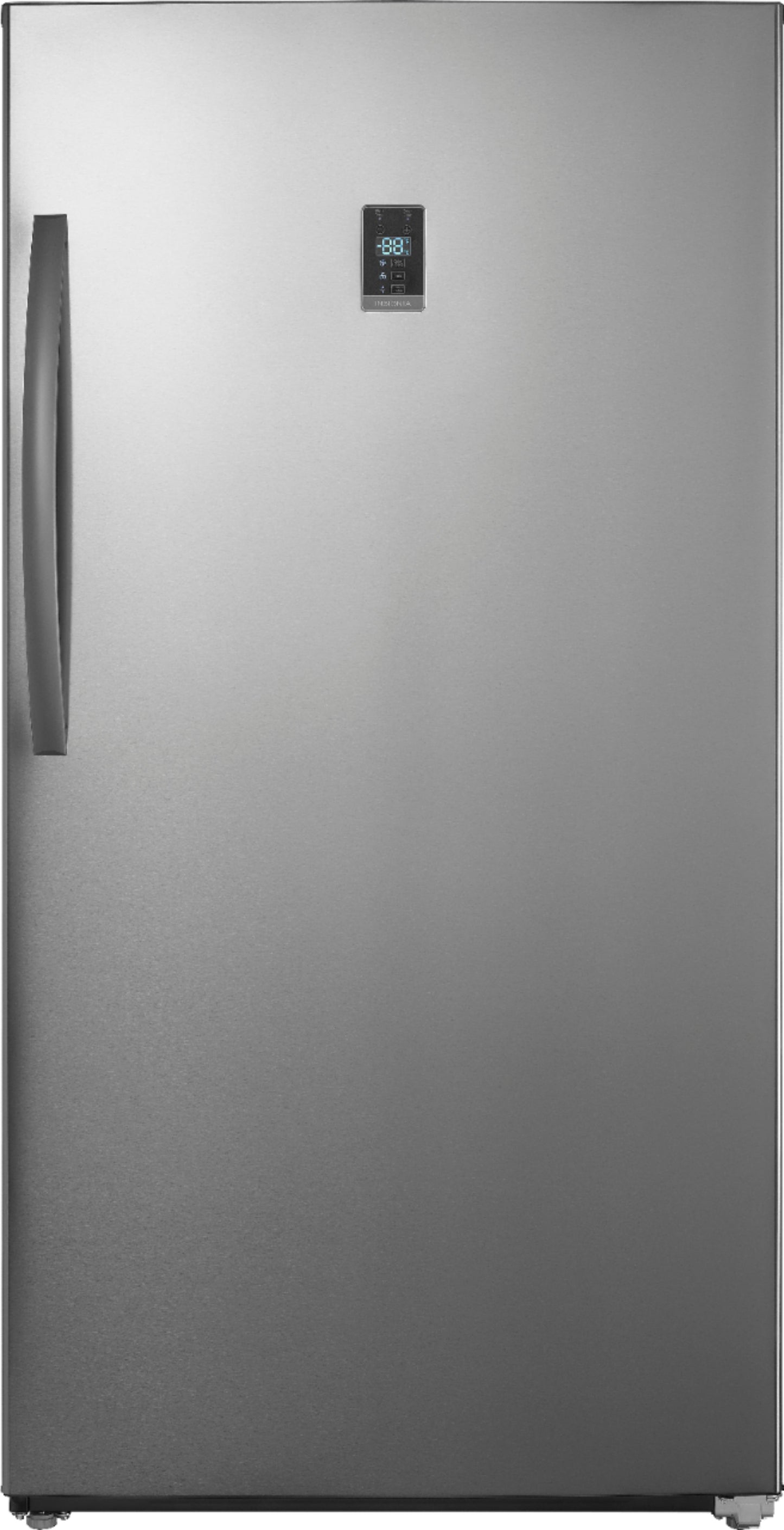 Insignia NSUZ17SS0 17 Cu. Ft. Garage Ready Convertible Upright Freezer with ENERGY STAR Certification - Stainless Steel