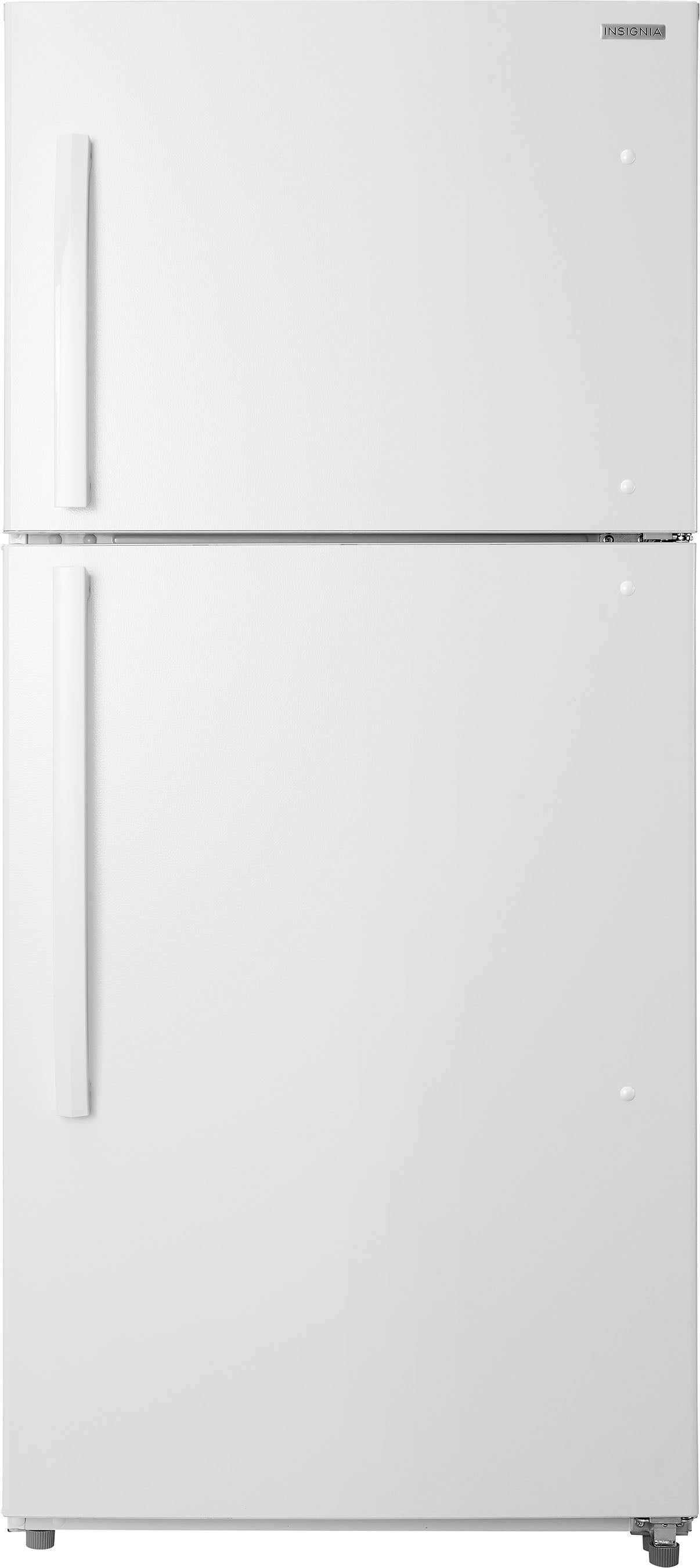 Insignia NSRTM18WHD2 18 Cu. Ft. Top-Freezer Refrigerator with Handles - White