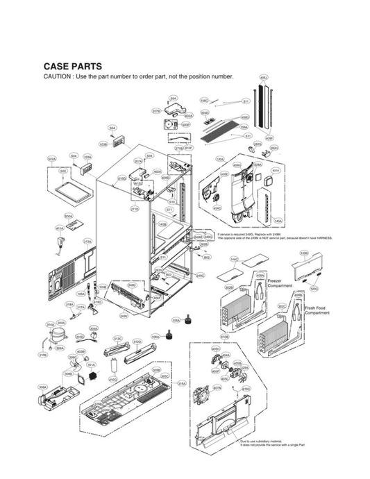 LG Rail Connector - MCD62328908