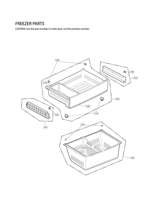 LG Lever Button - MBG64843403
