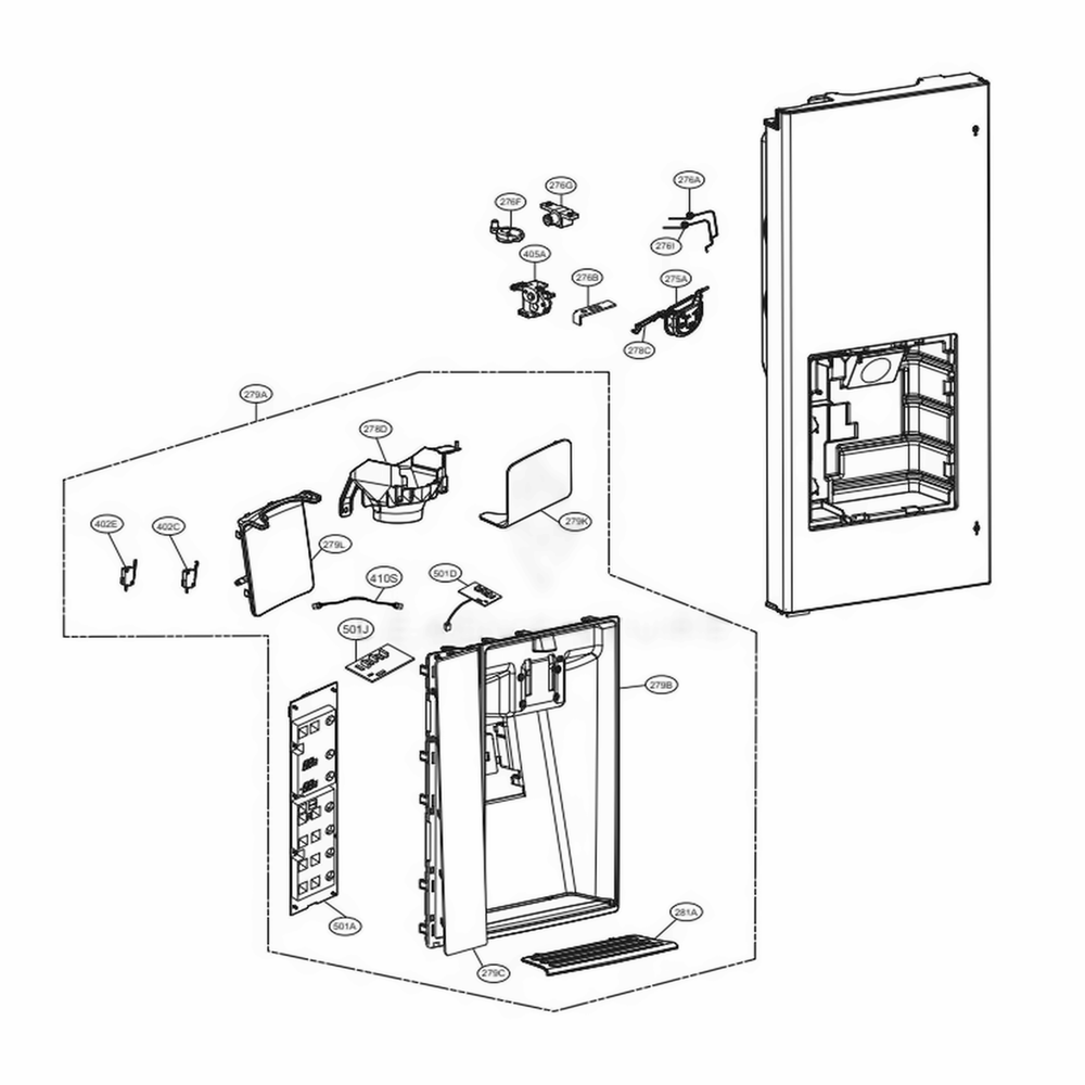 LG Display Cover - MCK66585146