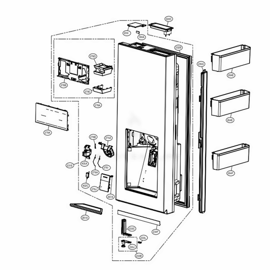 LG Button Assembly - ABH75459802