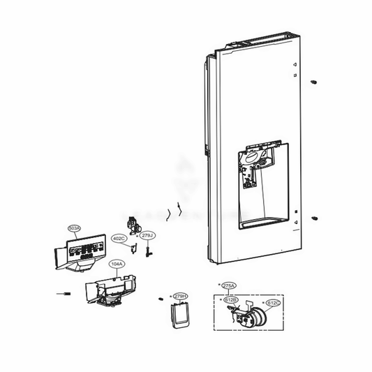 LG Cover Assembly,Display - ACQ91482418