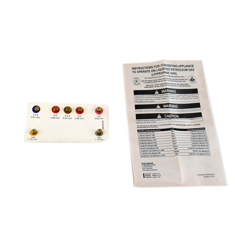 Electrolux Range Lp Conversion Kit - 808695309