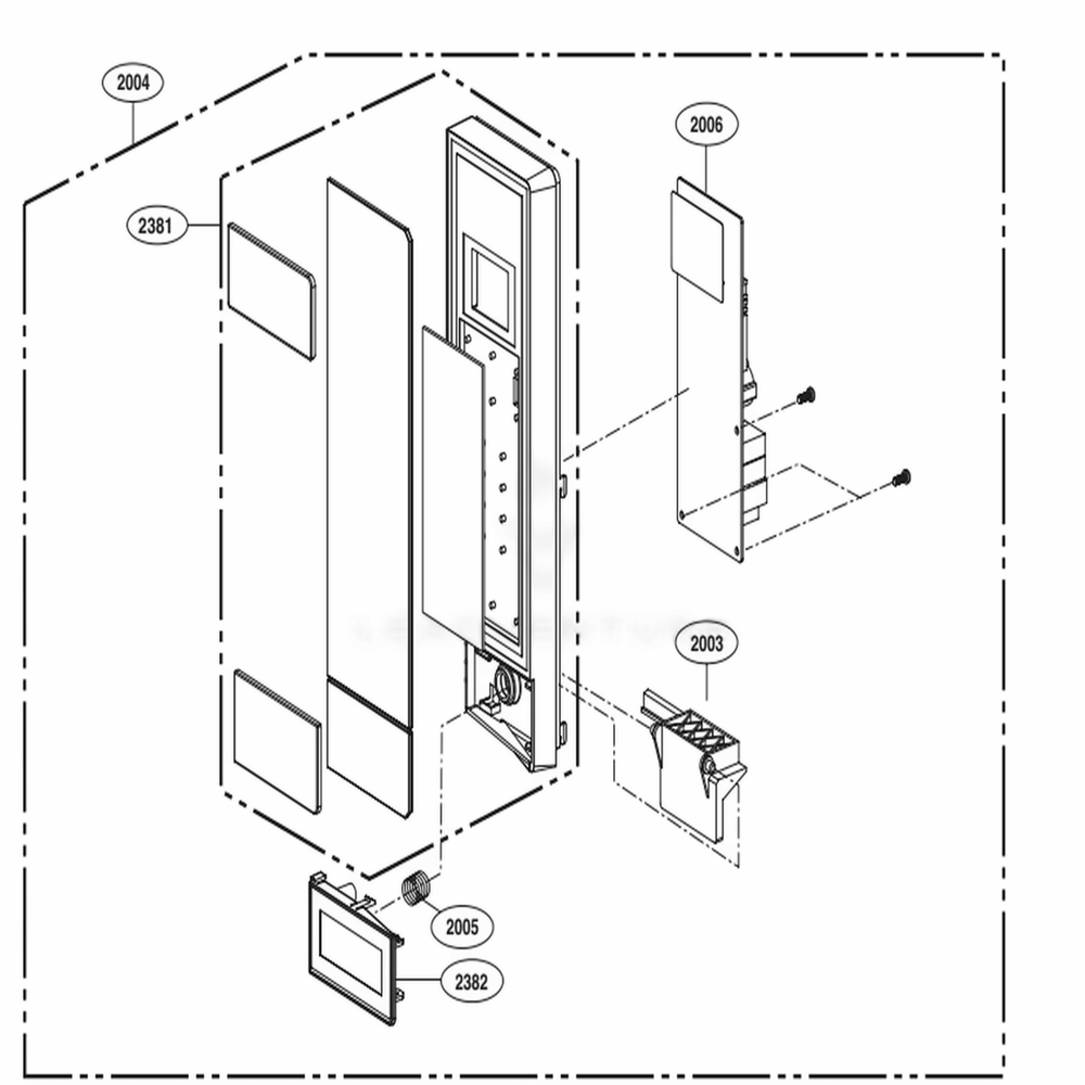 LG Controller Assembly,Touch - ACM75218734