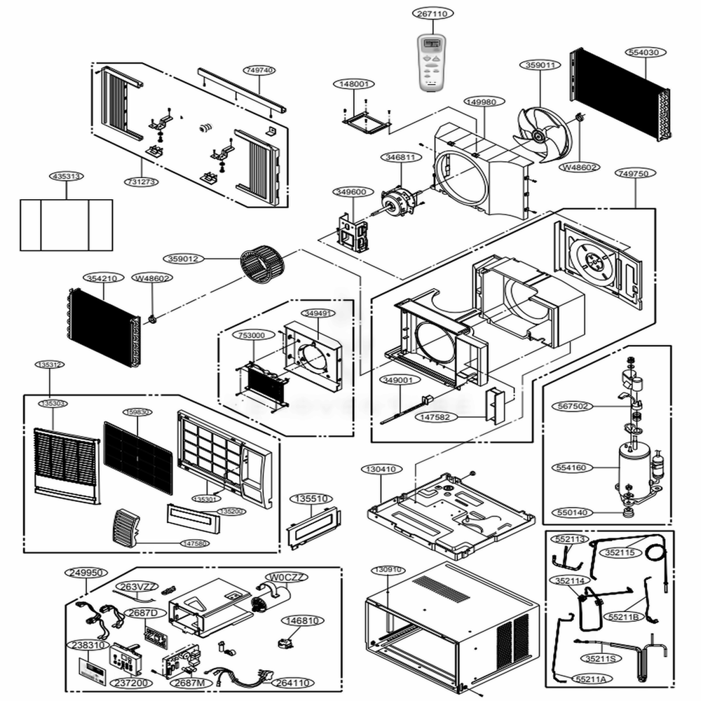 LG Display Pcb Assembly - EBR77280801