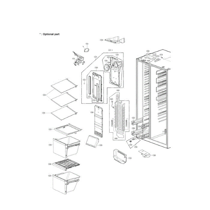 LG Evaporator Assembly - ADL73061031