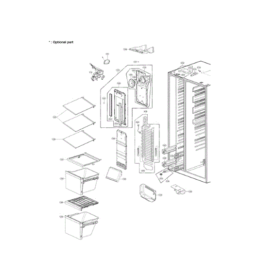 LG Evaporator Assembly - ADL73061031