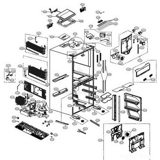 LG Ptc Thermistor Assembly - EBG60663257
