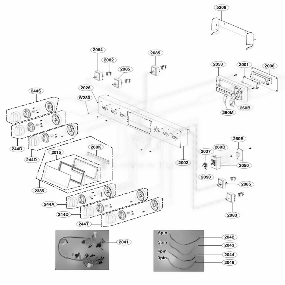 LG Controller,Parts Assembly - AGM75410311