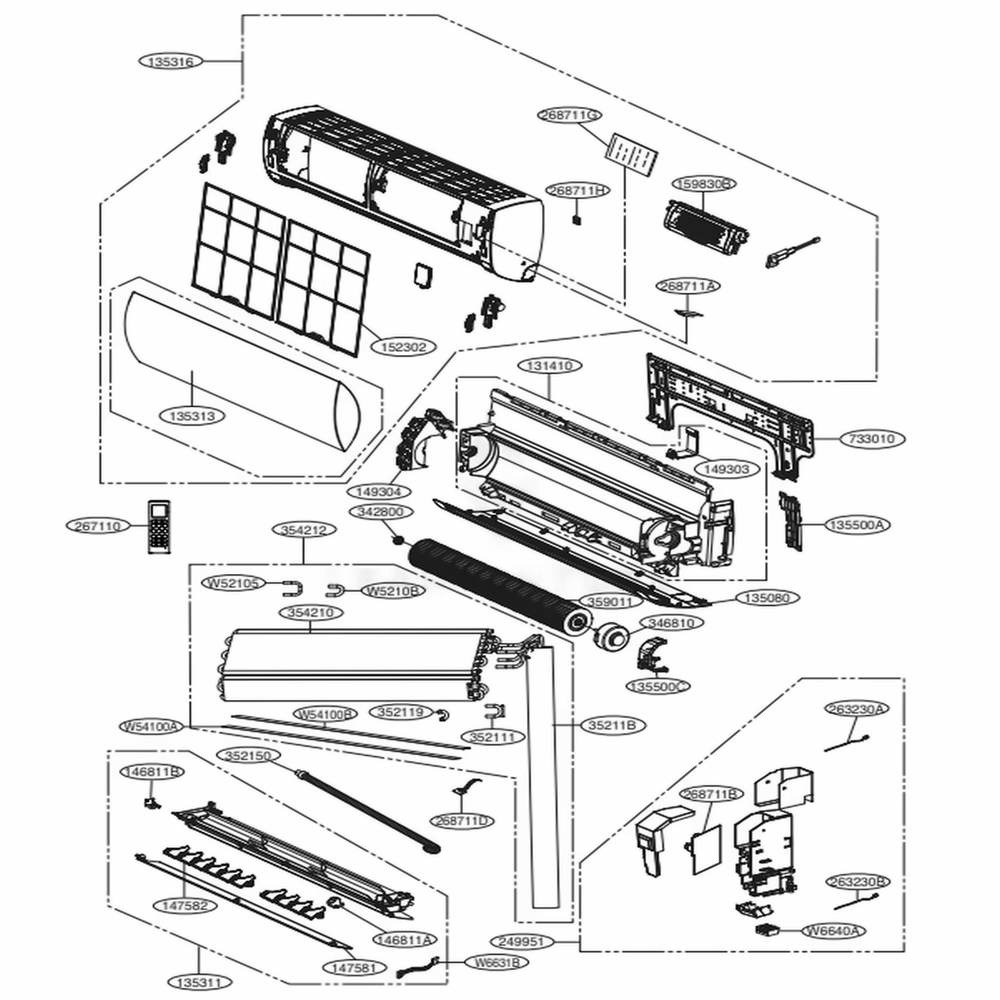 LG Chassis Assembly - ABW73492401