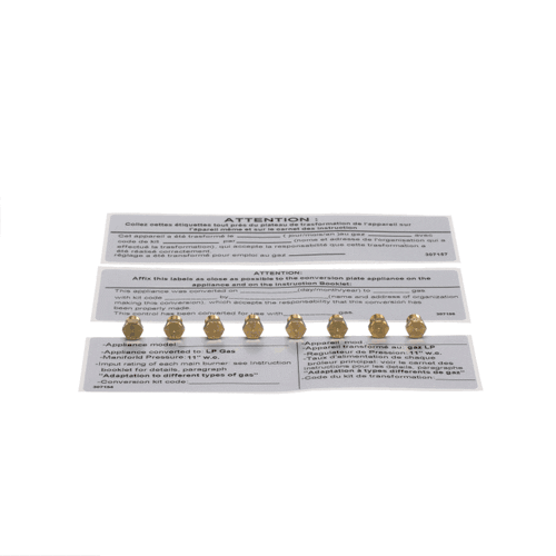 Bertazzoni Range Nozzles Kit For Lpg Range 5 Bu - 910970