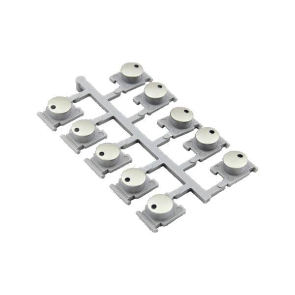 Bosch 00 Dishwasher Control Panel Button Set (Silver) - 649313