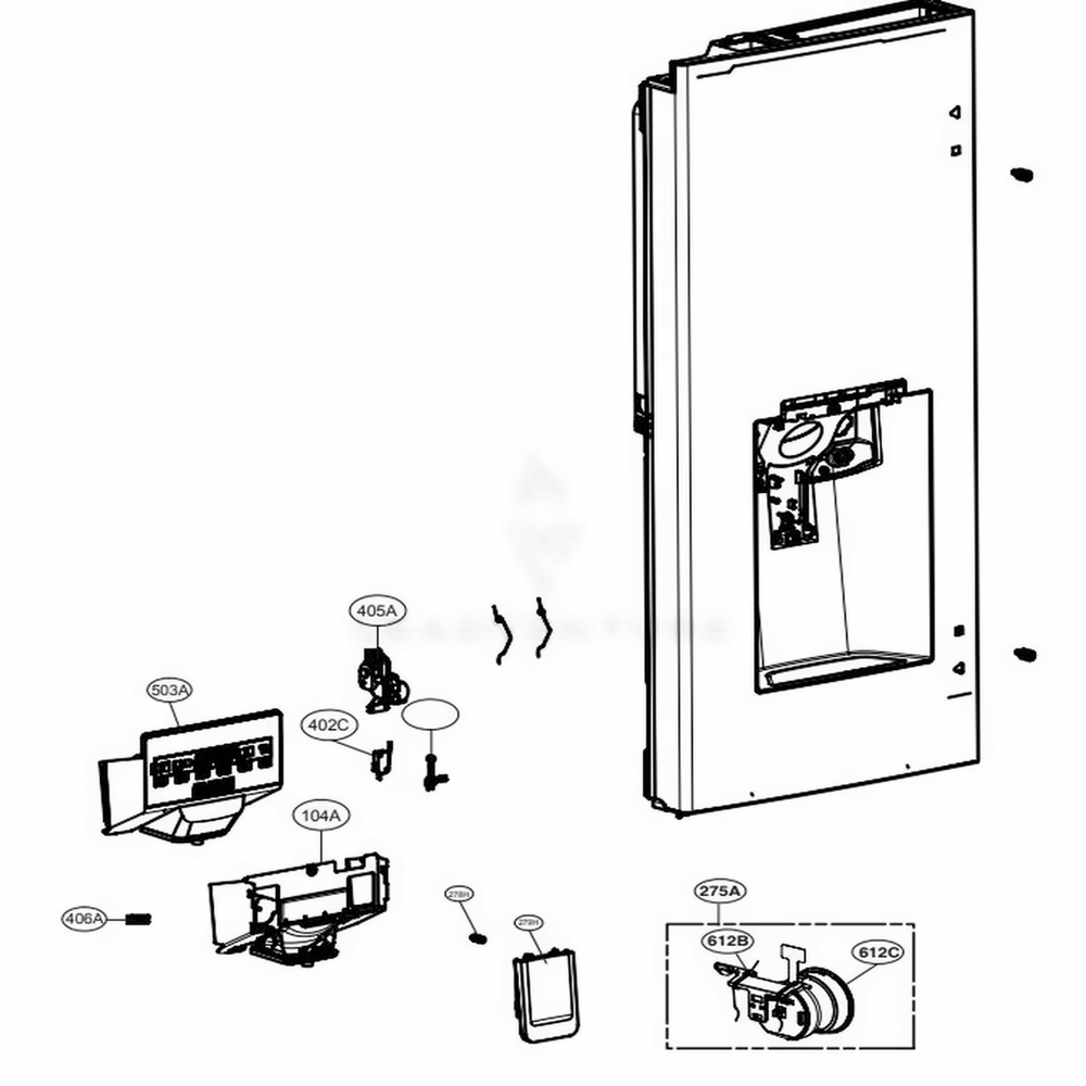 LG Display Cover Assembly - ACQ91482433