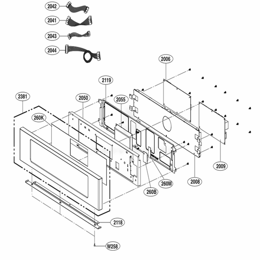 LG Sidekey Pcb Assembly - EBR82089402