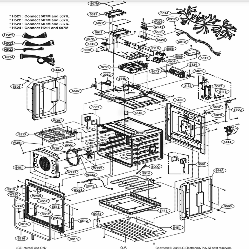 LG Heater Assembly - AEG74450004