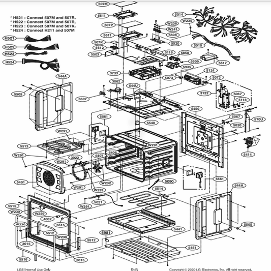 LG Heater Assembly - AEG74450004