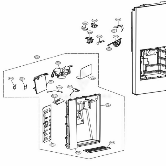 LG Display Cover Assembly - ACQ90319111