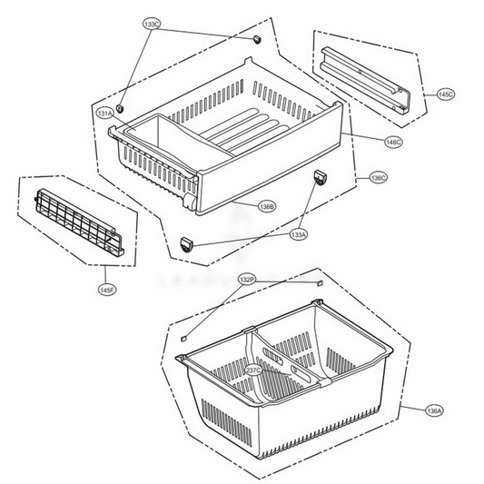 LG Rail Guide - MEA65670303