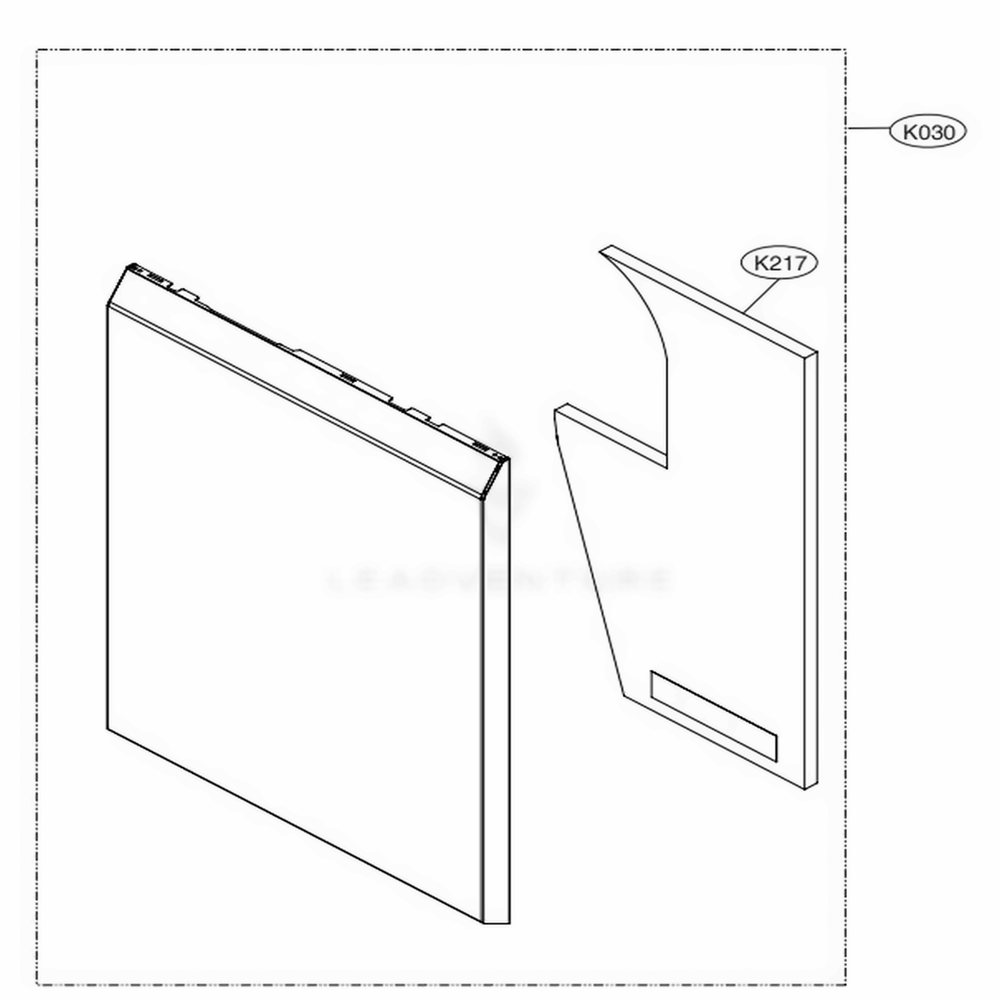 LG Front Cover Assembly - ACQ88048302