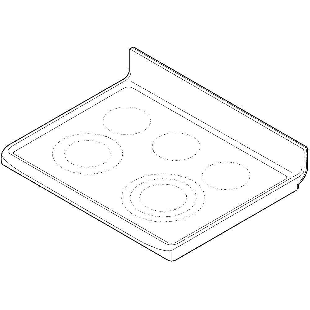 Electrolux Range Main Top (Black) - 5304513244