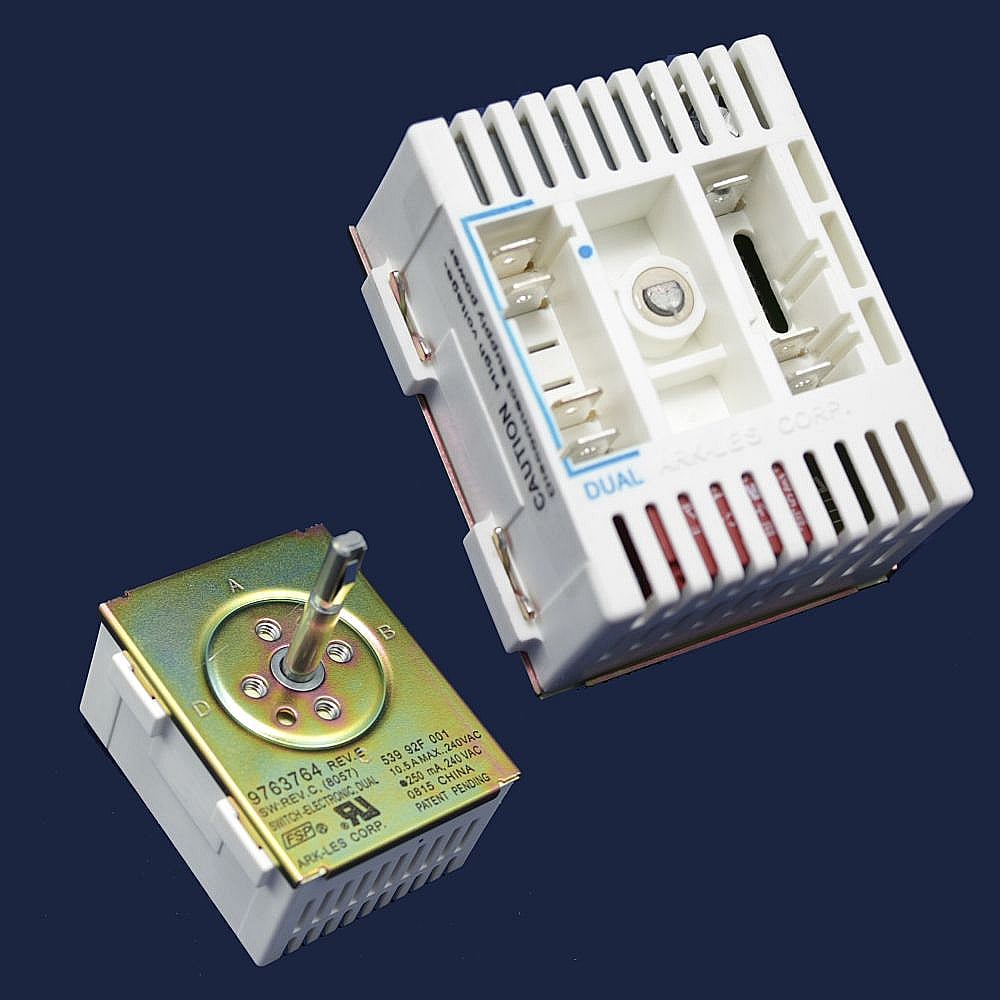 Whirlpool Cooktop Dual Element Control Switch - WP9763764