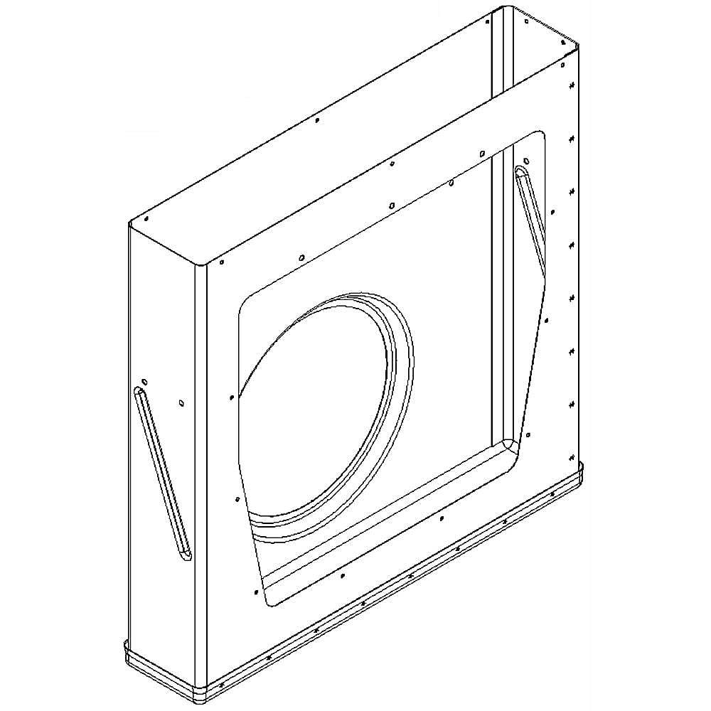 Whirlpool Cooktop Downdraft Vent Blower Plenum - W10777870