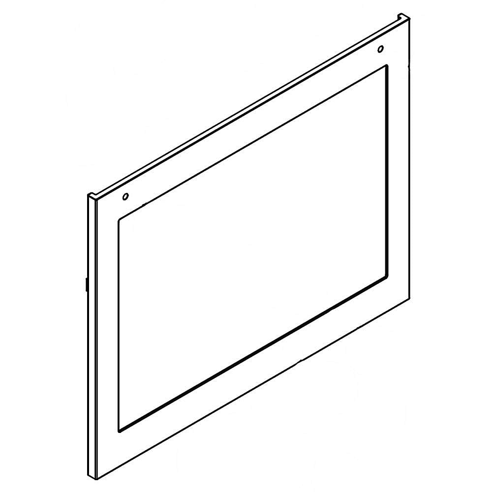 Whirlpool Range Oven Door Outer Panel (Stainless) - W11047015