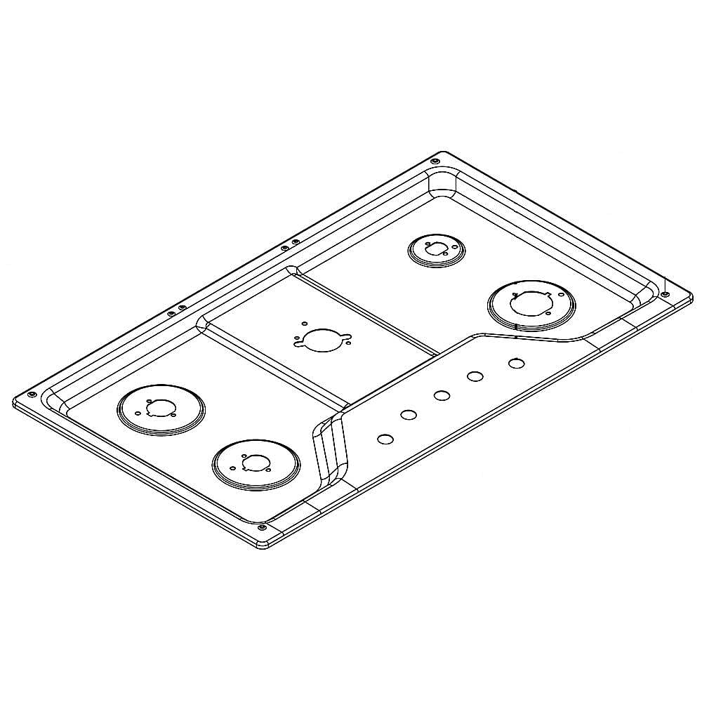 Whirlpool Cooktop Main Top (Stainless) - W11168400