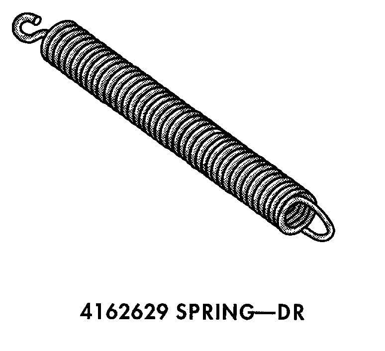 Whirlpool Dishwasher Door Spring - WP4162629