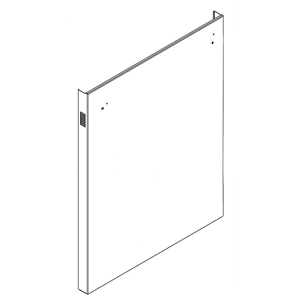 Whirlpool Dishwasher Door Outer Panel Assembly (White) - W10577292