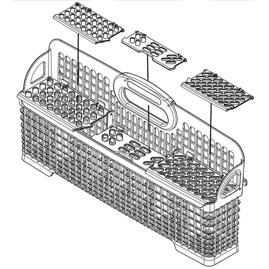Whirlpool Dishwasher Silverware Basket - W10588210