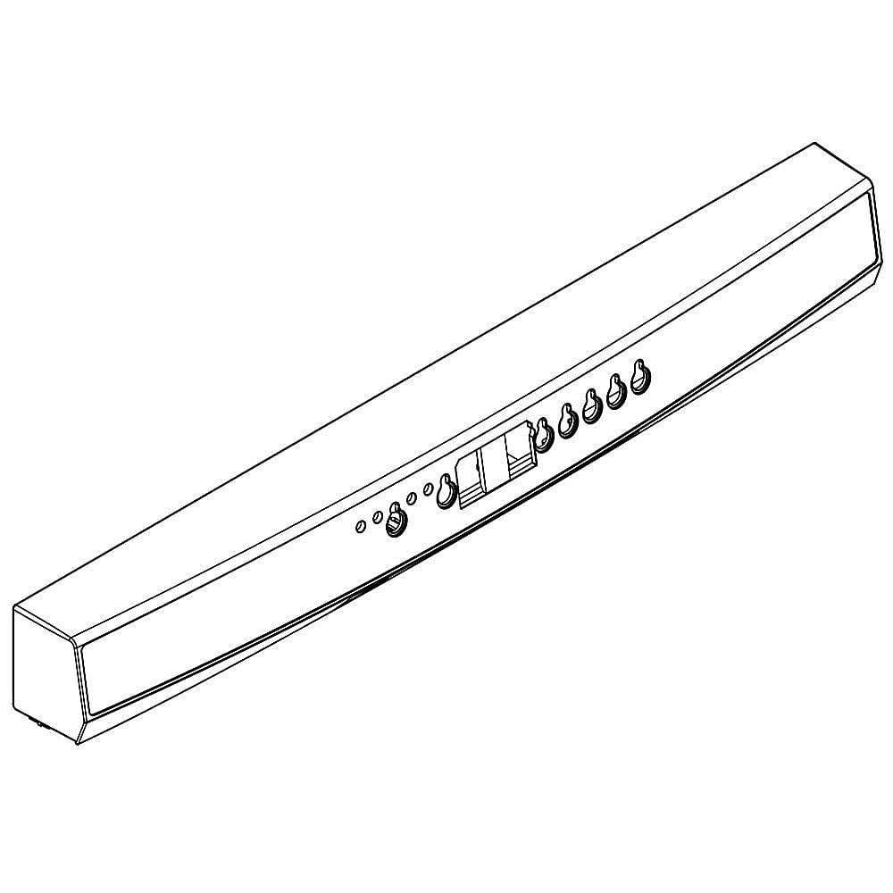 Whirlpool Dishwasher Control Panel (White) - W10605168