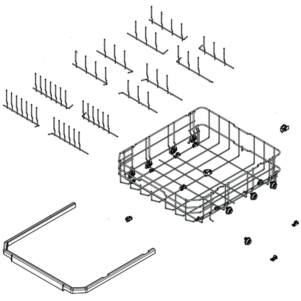 LG Rack Assembly - AHB73129103